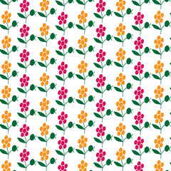 Flower pattern design with background