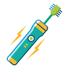electric toothbrush icon design