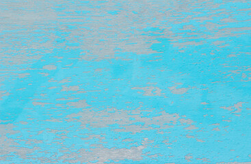 Old grunge wood plank texture background. Vintage blue and white peeling wooden board wall have antique cracking style object for furniture design. Painted weathered table woodworking hardwoods empty.