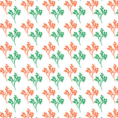 Flower pattern design with background