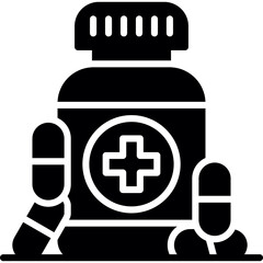 Obraz premium Pills Icon