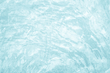 Blue light concrete texture for background in summer wallpaper. Cement colour and sand wall of tone vintage. Abstract teal light color. Cement grain texture paint watercolor for design decoration.