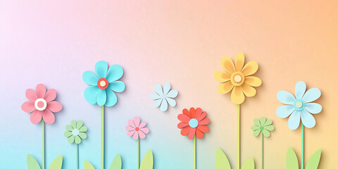 Blumenherz - Muttertag - Valentinstag Hochzeit und sonstige Feierlichkeiten. Karte Banner mit Platz für Text