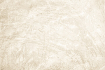 Dark old concrete wall texture background. Close Up retro plain cream color cement wall background texture. Design paper vintage parchment element show or advertise or promote product on display.