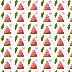 Fruit pattern design with background