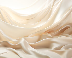 Obraz premium Flowing golden cloth. Abstract.