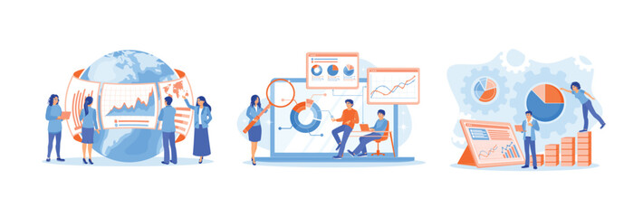 Managers and finance teams analyze data and create sales and operational management reports.