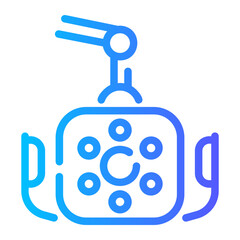 mouthwash Line Gradient Icon