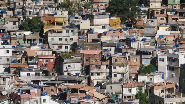Rocinha, Favela, Rio de Janeiro, Br&eacute;sil, Urbanisation,