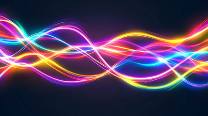 Fototapeta premium Abstract Colorful Wave Background Illustration