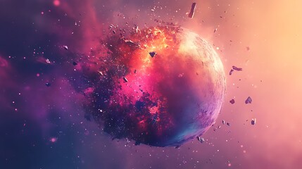 Colorful Sphere: A Vibrant Display of Shifting Hues