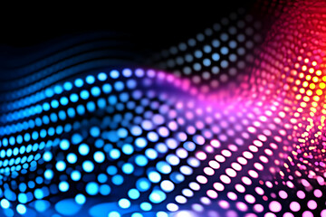 Fototapeta premium Abstract Background with Glowing Dots