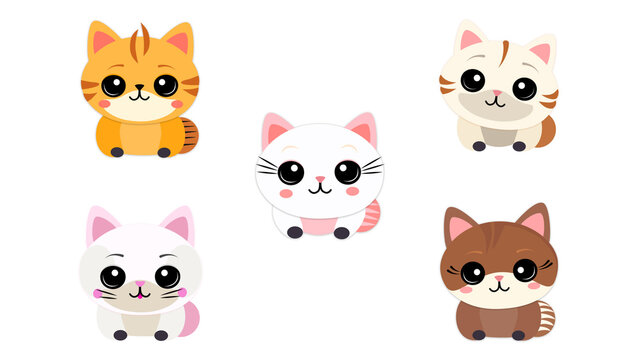 Cute Cat Characters