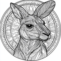 sketch of a deer