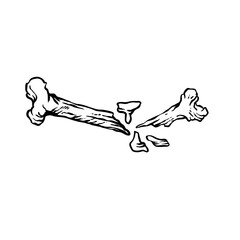 Medieval Engraving Bones crack