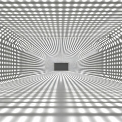 Abstract 3D Light Tunnel Background