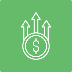 Obraz premium Price Increase Icon