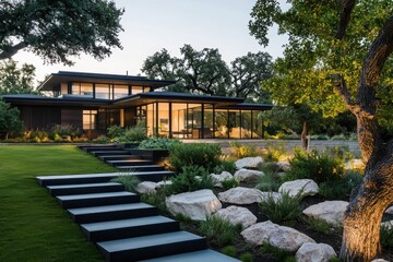 Home modifications for healthy aging enhancing comfort and accessibility in modern architecture residential setting exterior view sustainable design