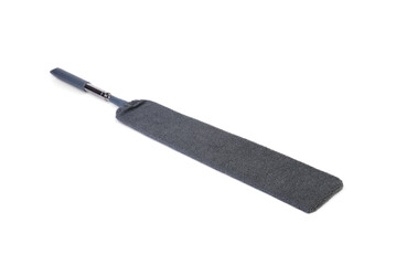 Gray dust brush isolated on white background.