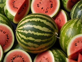 close up photo of fresh watermelon