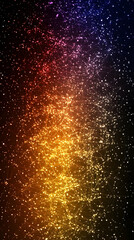 Abstract Golden Network Background