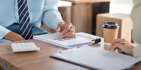 Collaborative business team meeting at a cozy engaging discussions and strategic planning over coffee