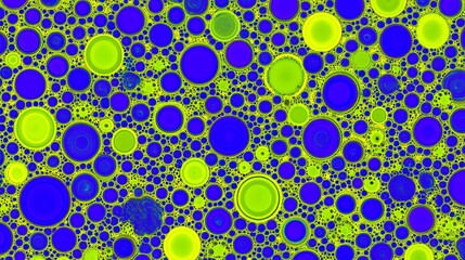 Abstract Colorful Bubble Pattern Background Design