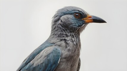 Fototapeta premium A bird on white background 