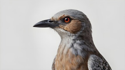 Fototapeta premium A bird on white background 