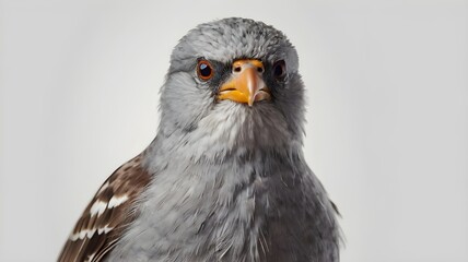 Obraz premium A bird on white background 