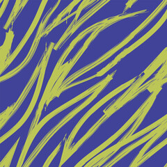 Colourful Abstract Brush Strokes Seamless Pattern Design