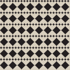 Neutral Colour Argyle Fair Isle Seamless Pattern Design