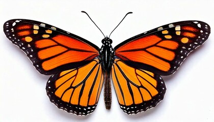 Fototapeta premium monarch butterfly Danaus plexippus or milkweed, common tiger,