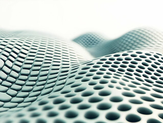 Abstract 3D Wave Background