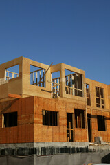 Residential Housing Construction Industry Wooden Framework