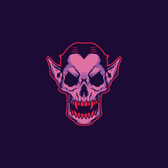 Dracula skull radiates ancient dread