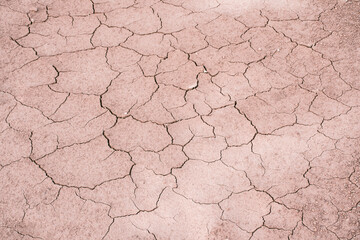 Cracked earth pattern on floor in hot summer season, Abstract dry soil grunge background in drought