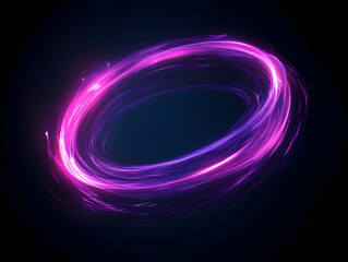 Abstract Purple Energy Ring Background