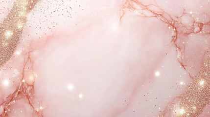 Fototapeta premium Soft Pink and Gold Glitter Background