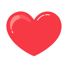 Romantic Heart Icon for Love and Valentine Designs