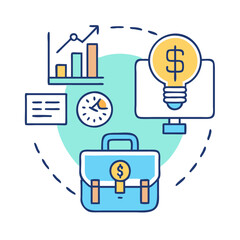 Finance and Innovation Icon Collection