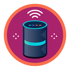 smart speaker icon design