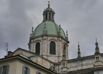 Santa Maria Assunta cathedral, Dome of Como, Lombardy, Italy