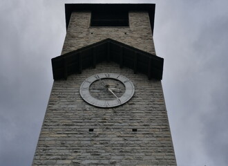 Bells tower of Santa Maria Assunta cathedral, Dome of Como, Lombardy, Italy