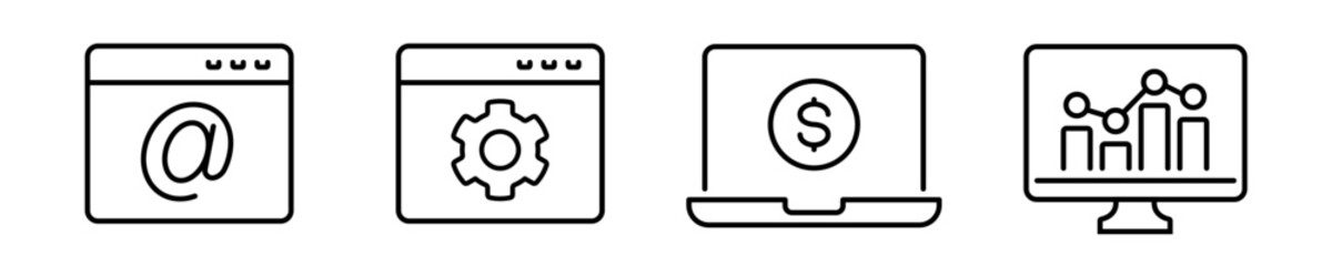 Web site icon. Web page icons