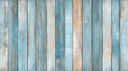 Rustic blue and beige wooden planks background