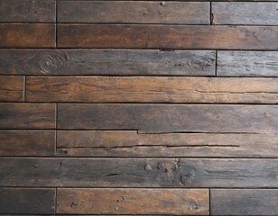 Obraz premium A close-up of an old, weathered wooden floor