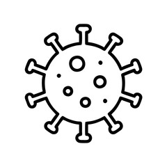 HMPV virus icon design
