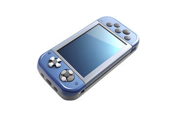 Handheld game console video portable isolated on transparent background. png