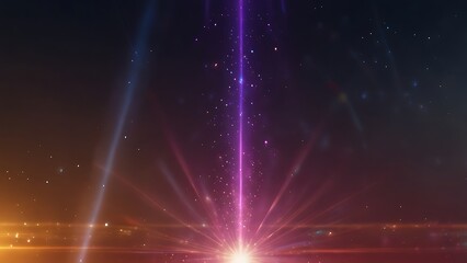 Lighting  lens flare background 